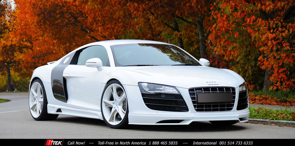 click and view rieger bodykit styling for audi r8 image link to rieger bodykit details