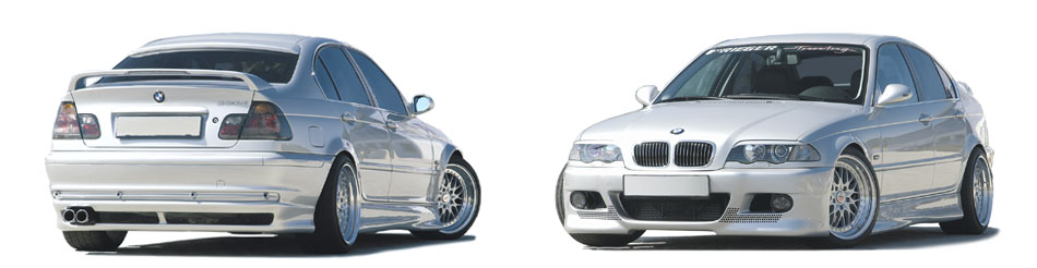 Rieger Body Kit Styling for the BMW 3 Series E46 Sedan