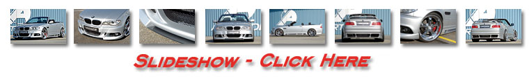 Rieger Spoilerstoßstange (V2) für BMW 3er E46 Cabrio 02.02- (ab Facelift), Frontansätze, Aerodynamik, Auto Tuning