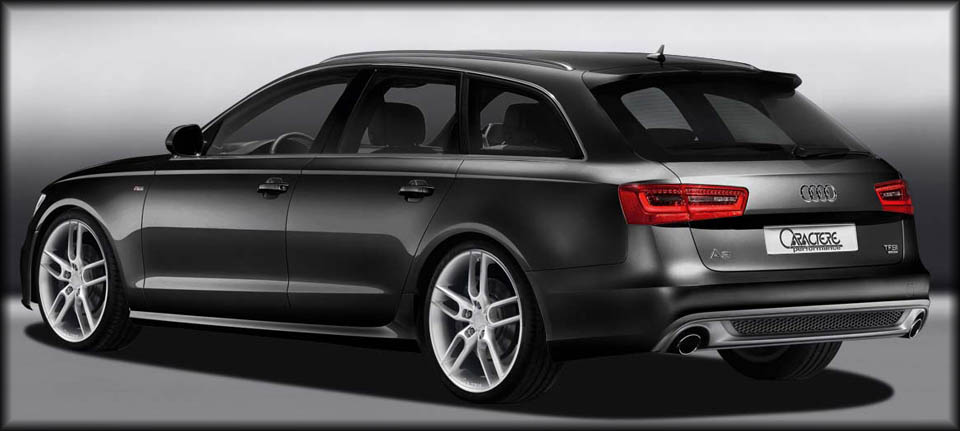 image CW1 silver wheels on Audi A6 C6 avant