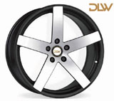 matte black eta beta wheel with polished arms matte black wheel