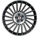 black finish with polished face eta beta black magic