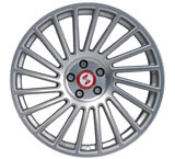 eta beta wheel silver finish