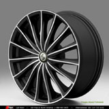 black wheel pregio with polished face pregio black polished face