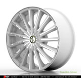  eta beta white wheel with polished face