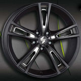 matte black rochel with inlays matte black rochel x