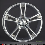 rochel x eta beta silver with stainless steel inlays bright silver finish