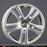 white polished face