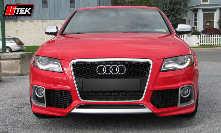 image head on perspective of Caractere modified Audi S4 B8