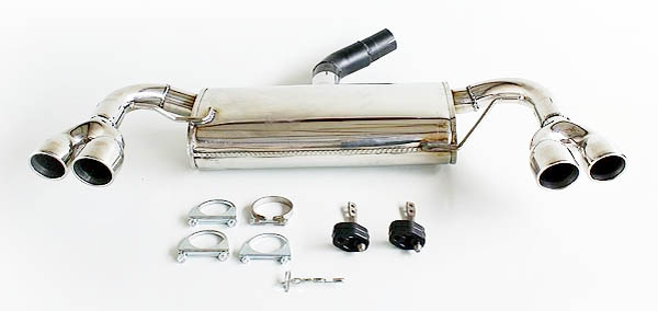 image _ Quad tip sport muffler - fitment for 3-door