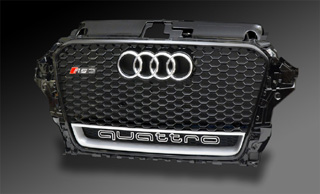 Quantum Piano Black RS Grille for Audi A3 2008 - 2012