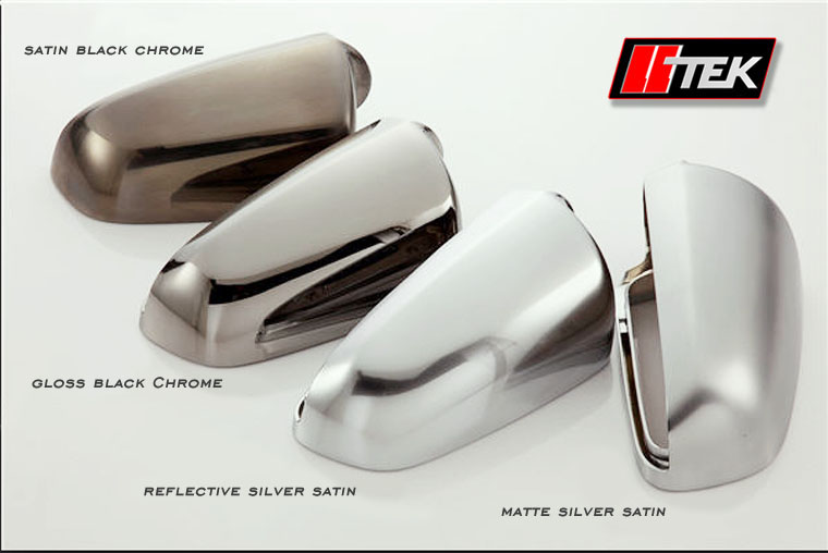 4 choices in mirror shell finish