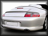 Rear View Image of Bumper Valance, Exhaust Tips, Spoiler and Speedster Dome