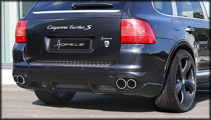 Exhaust Tips for Hofele Turbo Lite Cayenne 955 Body Kit Upgrade Part #HF955/7 8358