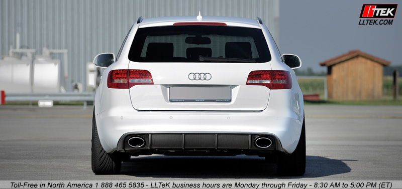 rear bumper exhaust insert
