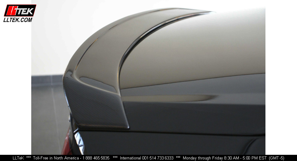Audi A8 D4 2010 carbon fiber trunk spoiler