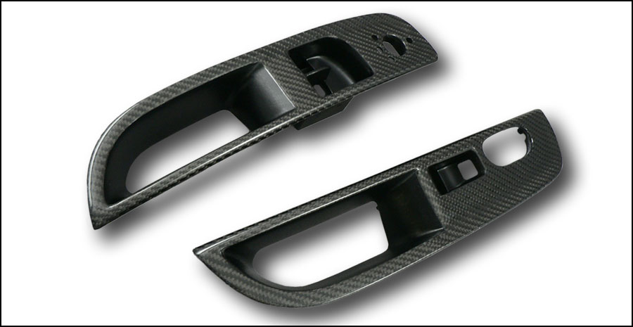 carbon fiber door module control trims - Audi R8