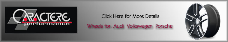 Click and View Caractere Wheels for the Audi TT 8J
