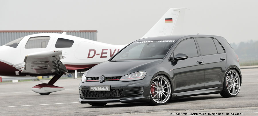 RIEGER TUNING Kit complet large GTO en GFK pour VW Golf 2