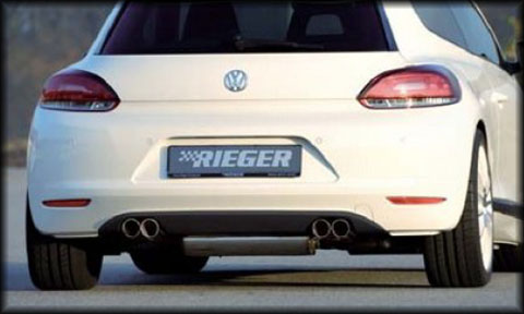 rieger scirocco 3 rear exhaust insert